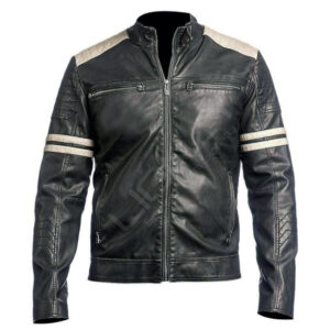 # LZ-MLJ-2007 Leather Jacket